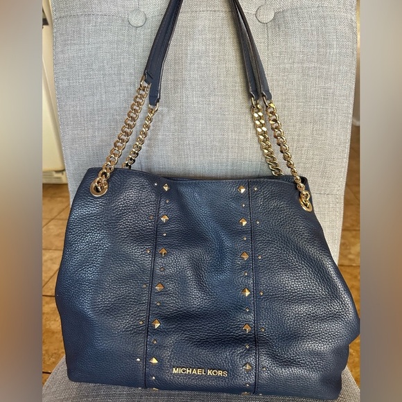 Authentic Micheal Kors Large Pebbled Leather Shoulder Bag & Wallet - Picture 7 of 7